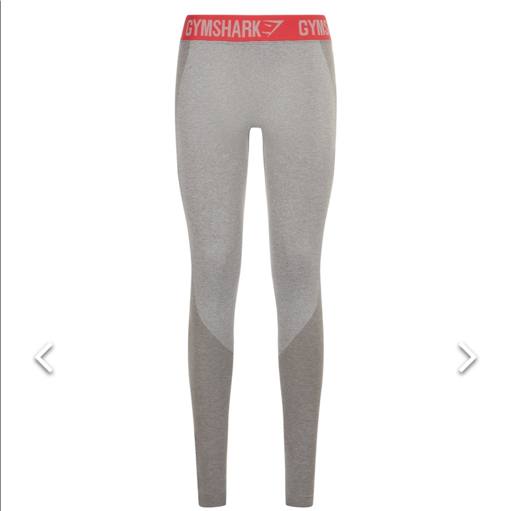 Gym Shark Flex Leggings Grey Hot Pink